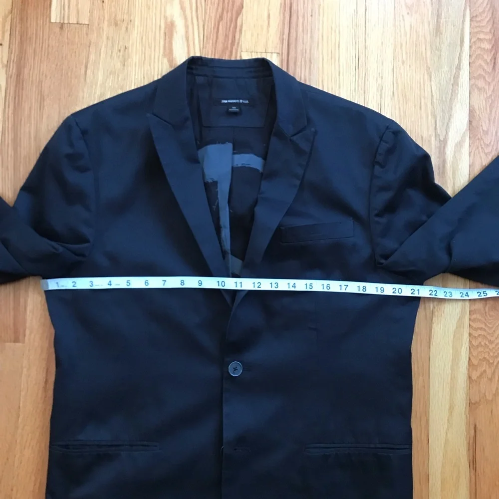 John Varvatos Classic Black Blazer 40